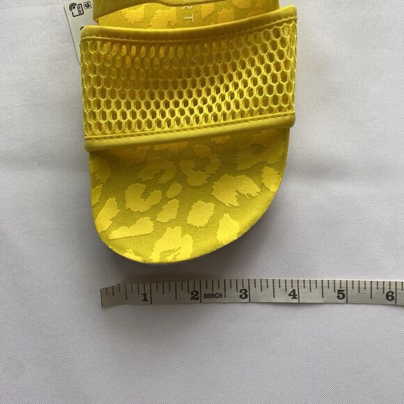 NWOB Adidas x Stella McCartney Vivid Yellow Stella-Lette Slide Sandals Size 8 - Picture 14 of 16